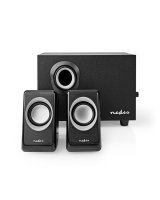  NEDIS Nedis CSPR10021BK Skaļruņi 2.1 / Skaļuma kontrole / 33W / Melni 