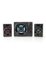  NEDIS Nedis GSPR31021BK Spēļu skaļrunis 2.1 / 33W / LED 