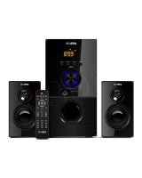  Sven Bluetooth speakers SVEN MS-2050 black (55W FM USB/SD Display RC Bluetooth) 