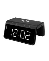  Evelatus Evelatus Wireless Charging Clock WCC01BK Black 