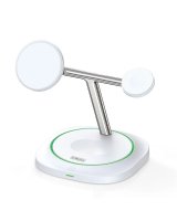  Duzzona W16 15W 3-in-1 Magnetic Wireless Charger White 