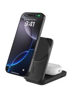  Belkin UltraCharge 25w Qi2 2in1 Magnetic Charger plus USB-C Black 