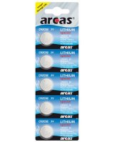  Arcas CR2032, Lithium, 5 pc(s) 