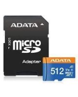  ADATA MEMORY MICRO SDXC 512GB W/AD./AUSDX512GUICL10A1-RA1 