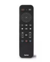  Hama emote control IR Wireless TV Press buttons Black 