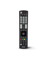  Hama Universal IR Remote Control for LG TVs, Teachable, Smart Buttons, Illuminating Buttons, 10m Range Black 
