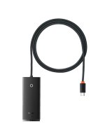  Baseus Baseus Lite Series HUB adapter USB Type C - 4x USB 3.0 1m black (WKQX030401) 