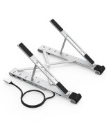  Choetech Choetech stand multifunctional station for laptop PD / USB-C HDMI (4K / 30Hz) / 2xUSB-A / 1xUSB-C / 1xSD / 1xTF black (HUB-M43) 