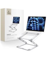  Tech-Protect Tech-Protect ULS400 universal foldable stand for laptops up to 17'' - silver 