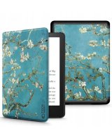  Tech-Protect Tech-Protect SmartCase for Kindle Paperwhite V / 5 / Signature Edition - Blue with Sakura Flowers 