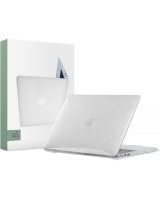  Tech-Protect Tech-Protect SmartShell Case for MacBook Air 13'' M2 / M3 / 2022-2024 - Clear-Glitter 