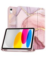  Tech-Protect Tech-Protect SC Pen Case for iPad 10.9'' 2022 - Pink Marble 