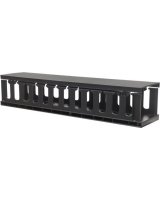  Techly 2U Rack Cable Organizer 19 with cover black 