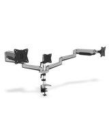  Digitus Clamb Mount for Monitors with Gas Spring 3xLCD 27'' adjustable and rotated 360 