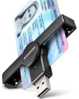  Axagon Axagon Foldable pocket USB-A contact Smart / ID card reader. 