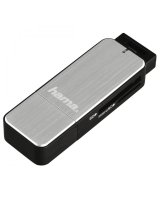 Hama Hama USB 3.0 Multi Card Reader SD/microSD Alu black/silver 