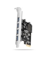  Axagon AXAGON PCEU-430RS PCIe card - 4x USB 5Gbps port SATA power Renesas PD720201 SP 