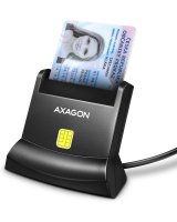  Axagon Axagon Universal desktop USB contact Smart/ID card reader with long USB-A cable 
