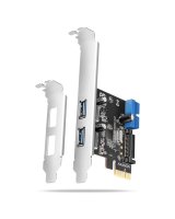  Axagon PCEU-232RS controller PCIe 2x2x port USB UAS 