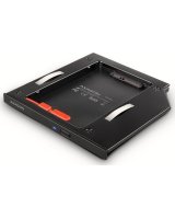  iLike RSS-CD09 2.5'' SSD/HDD caddy into DVD slot 9.5 mm LED ALU 