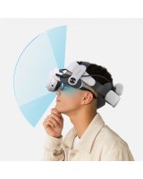  BoboVR BoboVR M3 Pro strain relief strap for Meta Quest 3 VR goggles + BoboVR B2 battery - white and black 
