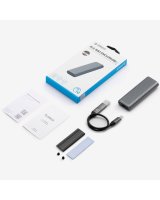  Orico Orico AM2C3-G2 M.2 NVME USB-C 3.2 Disk Drive - Gray 