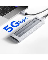 Orico Orico AXM2S-G2-V1 M.2 NVME/NGFF USB-C/USB-A to USB-C 6Gb/s / 10Gb/s Disk Caddy - Gray 