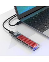  Orico Orico TCM2-C3 M.2 NVME to USB-C 10Gb/s Disk Drive - Red 