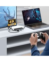  Orico Orico OM28PR-G2 USB-C Docking Station with M.2 Drive Slot + 1 x USB-A 3.2 + 1x USB-C 3.2 + 2x USB-A 2.0 + 1x HDMI + 1x Ethernet - Black 