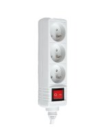  Hama Hama Standard 3-socket power strip 1.5m - white 
