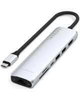  Satechi Adapter HUB 7in1 USB C Satechi Slim ST-P7SS silver 