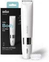  Braun Body Mini Trimmer BS1000 Number of power levels 1, Wet&Dry, White 