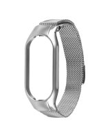  Tactical Xiaomi Loop Magnetic Steel Band Mi Band 7 Silver 