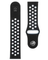  Tactical Double Silicone Band 22mm Black 