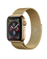  iLike Apple Magnetic Strap Watch 7 45mm Magnetic Band Bracelet Bracelet Gold 