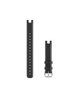  Garmin Lily Leather Watch Strap 14 mm (L) Black 