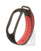  Tactical Xiaomi Mi Band 3/4 Double Silicone Black Red 