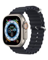  Dux Ducis Strap Watch Strap 8 / 7 / 6 / 5 / 4 / 3 / 2 / SE (45 / 44 / 42mm) Silicone Band Bracelet Dark Blue 