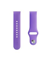  Evelatus 20mm Silicone Loop Watch Straps (S/M 110mm) Deep Purple 