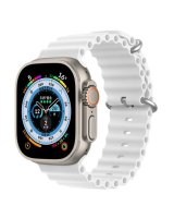  Dux Ducis Apple Silicone Strap for Apple Watch 42/44/45/46/49MM White 