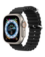  Dux Ducis Strap Watch Strap 8 / 7 / 6 / 5 / 4 / 3 / 2 / SE (45 / 44 / 42mm) Silicone Band Bracelet Black 