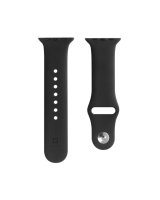  Evelatus Apple Watch 38/40/41mm Silicone Loop Watch Straps (132mm M/L) Black 
