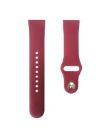  Evelatus 22mm Silicone Loop Watch Straps (130mm M/L) Plum 