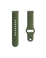  Evelatus 22mm Silicone Loop Watch Straps (130mm M/L) Dark Green 