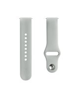  Evelatus 22mm Silicone Loop Watch Straps (130mm M/L) Silver 