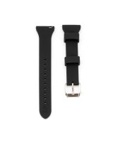  Connect 20mm T-buckle Silicone Loop Watch Strap (130mm M/L) Black 