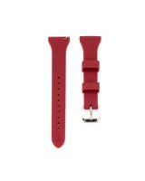  Connect 20mm T-buckle Silicone Loop Watch Strap (130mm M/L) Plum 