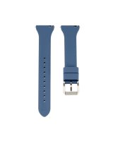  Connect 20mm T-buckle Silicone Loop Watch Strap (130mm M/L) Blue 