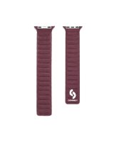  Connect Watch 42/44/45mm Fine woven twill magnetic chain Watch Straps Plum 