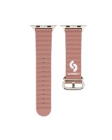  Connect Watch 38/40/41mm Marine leather Watch Strap Smoky Purple 